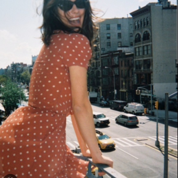 Realisation Par Orange Silk Mini Dress - Picture 8 of 8